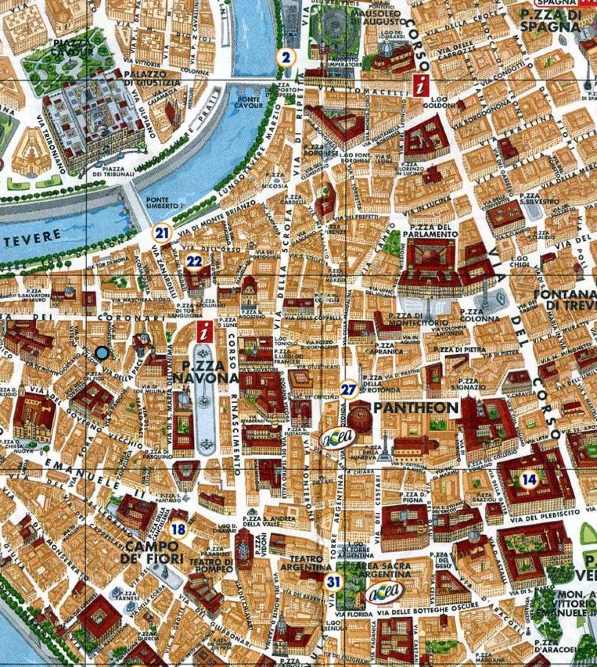 mappa di Roma-piazza navona