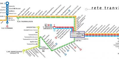 Tram 8 mappa del percorso