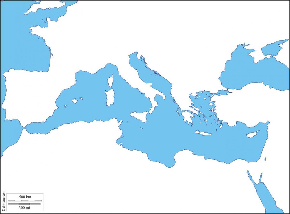 Mappa di Roma vuota