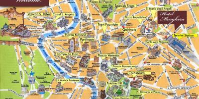 Mappa di Roma guida