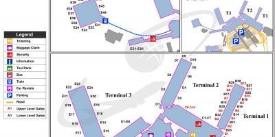 Aeroporto internazionale Leonardo da vinci sulla mappa
