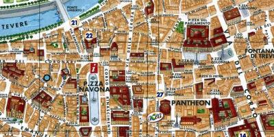 Mappa di Roma-piazza navona