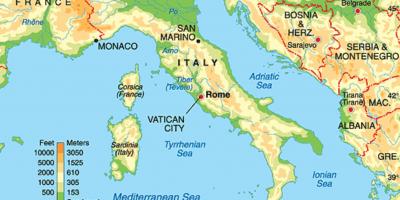 Mappa di Roma geografia