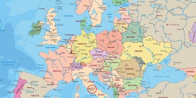 Roma mappa europa