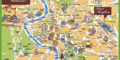 Punti di riferimento a Roma la mappa